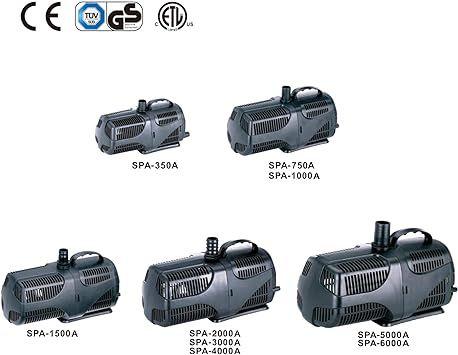 Imagem de Bomba sub boyu alta vazao spa-2000a 2000l/h 110v