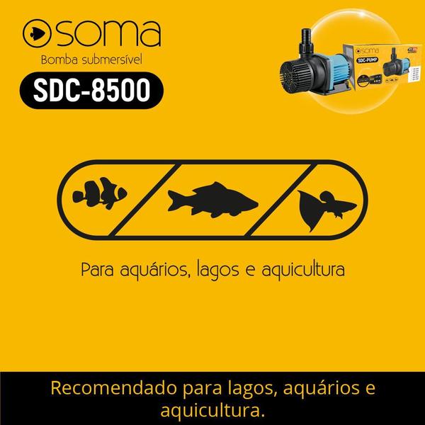 Imagem de Bomba sub soma alta vazao eletr sdc- 8500 (8500l/h) autovolt