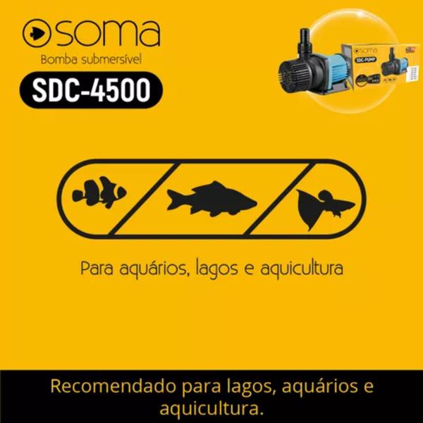 Imagem de Bomba sub soma alta vazao eletronica sdc- 4500 (4500l/h) autovolt