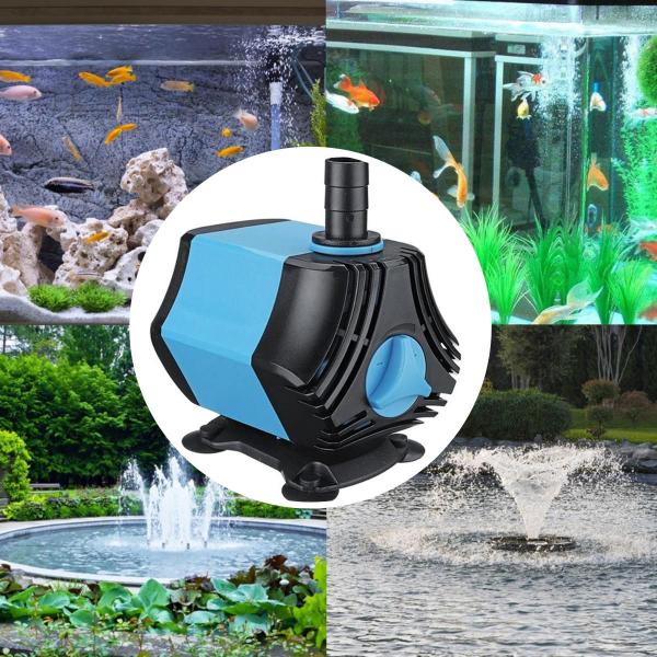 Imagem de Bomba Submersa 1000 l/h para Aquario Fonte Lago Recalque Aquatank MJ-1000 110V