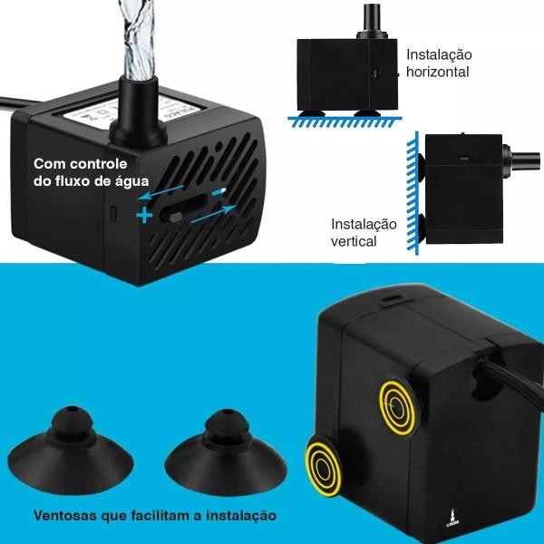 Imagem de Bomba Submersa Aquário 3W 220V - Tesla Store