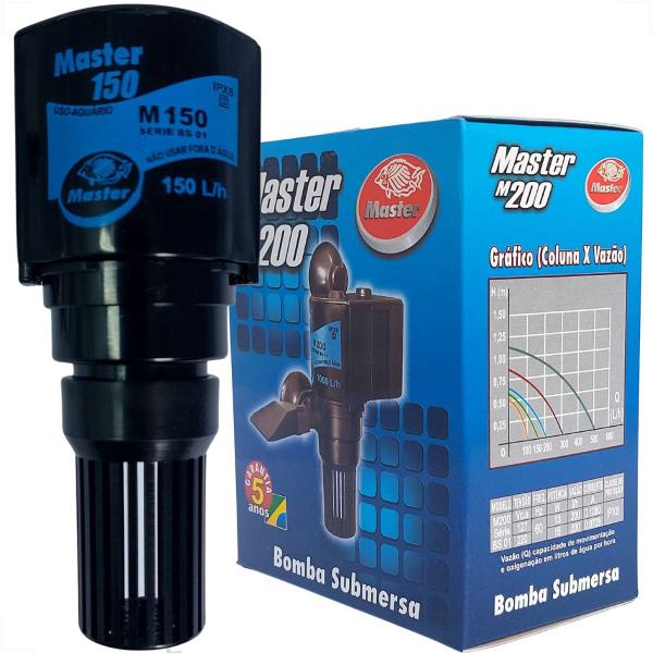 Imagem de Bomba submersa aquário Master M 200L/H 127V