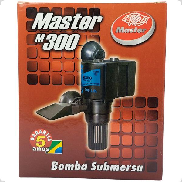 Imagem de Bomba submersa aquário Master M 300L/H 220V