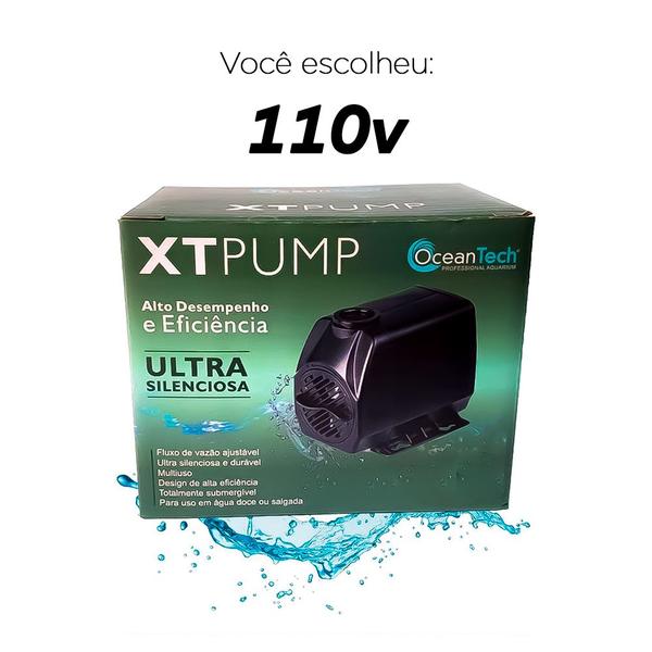 Imagem de Bomba Submersa Aquario Silenciosa Oceantech Xt 2000 2000lh 127v