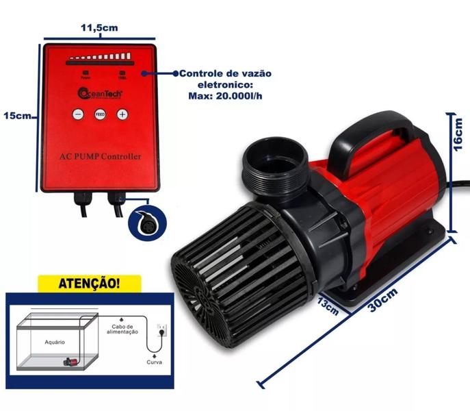 Imagem de Bomba Submersa Eletrônica Ac 20000 Com Controle de Vazão