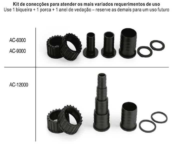 Imagem de Bomba Submersa Ocean Tech AC 20000 com Controle de Vazão