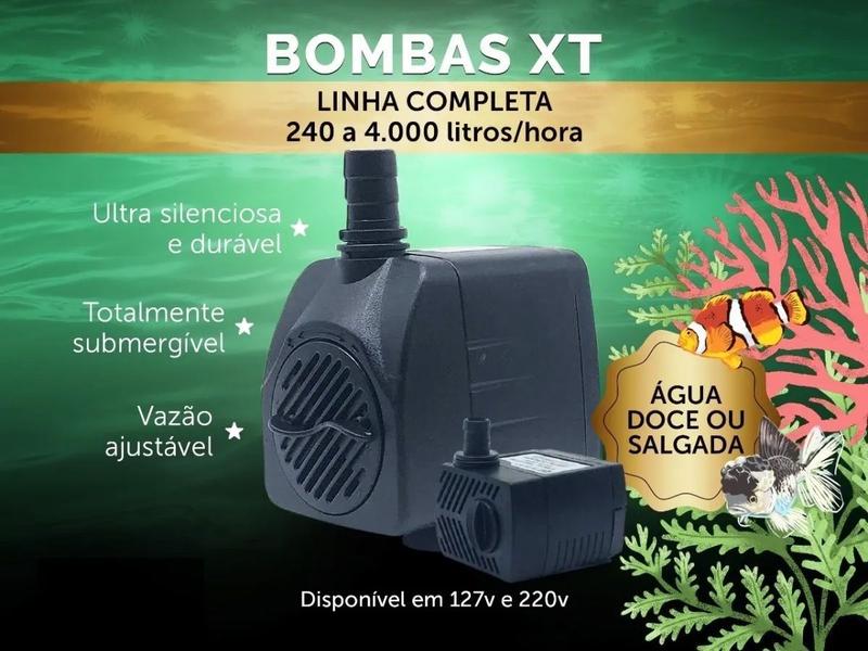 Imagem de Bomba Submersa Ocean Tech  Xt 3000L/h P/ Aquários Fontes 220v