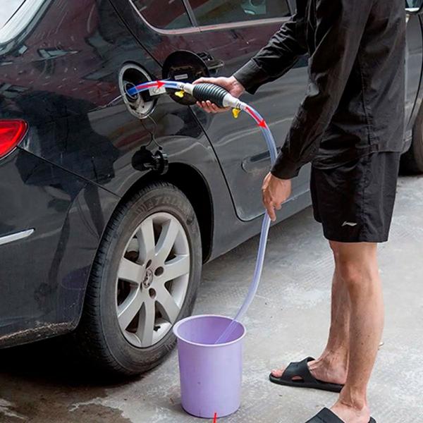 Imagem de Bomba Sucção Manual Transferência Óleo Etanol Água Gasolina