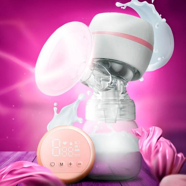 Bomba Tira Leite Elétrica Digital Mamadeira 180Ml Usb - DRAIK Imagem de Bomba Tira Leite Elétrica Digital Mamadeira 180Ml Usb