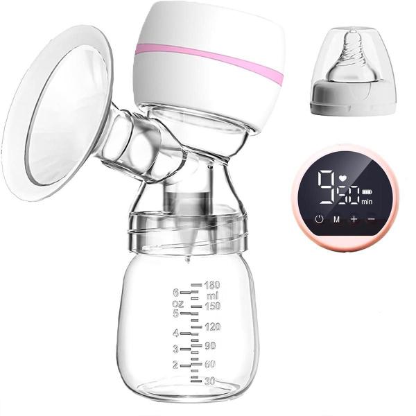 Bomba Tira Leite Elétrica Digital Mamadeira 180Ml Usb - DRAIK Imagem de Bomba Tira Leite Elétrica Digital Mamadeira 180Ml Usb
