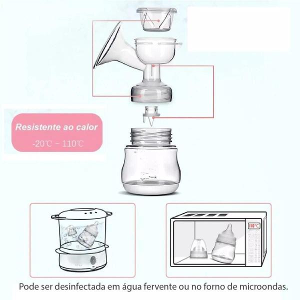 Bomba Tira Leite Elétrica Portátil Recarregável Sem Fio - DRAIK Imagem de Bomba Tira Leite Elétrica Portátil Recarregável Sem Fio