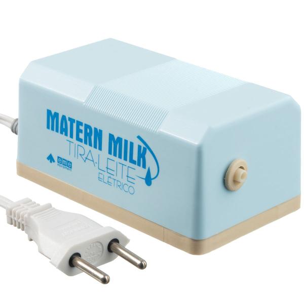 Imagem de Bomba tira leite elétrico 220 V - Azul - Matern Milk