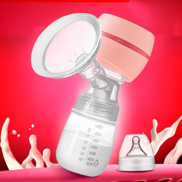 Bomba Tira Leite Elétrico Digital 180ml Silicone Sucção Materno - CORREIA Imagem de Bomba Tira Leite Elétrico Digital 180ml Silicone Sucção Materno