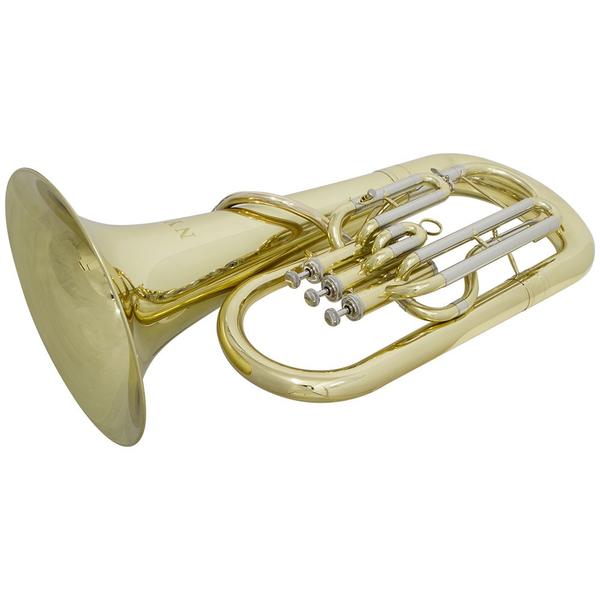 Imagem de Bombardino Euphonium 3 Pistos EP 200 Laqueado Dourado com Case New York