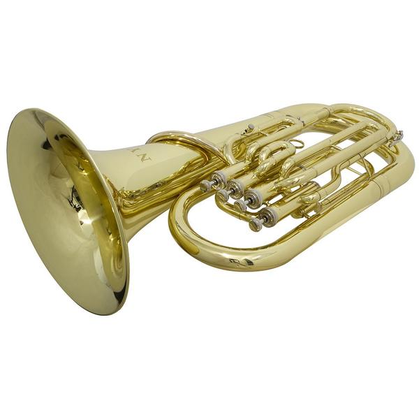 Imagem de Bombardino Euphonium 4 Pistos Ep 240 Laqueado Dourado Com Case New York F097