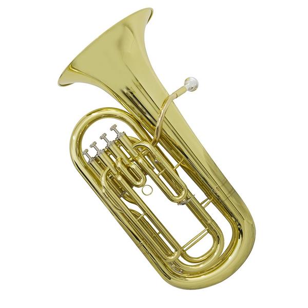 Imagem de Bombardino Euphonium 4 Pistos EP 240 Laqueado Dourado com Case New York