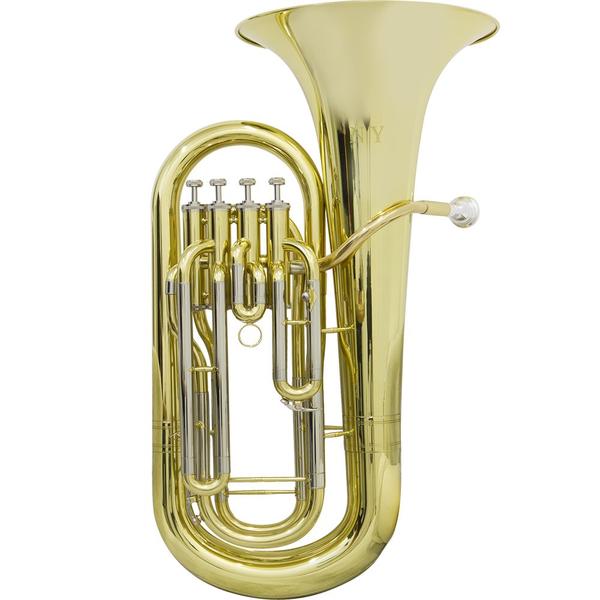 Imagem de Bombardino Euphonium De 4 Chaves Ep 340 Laqueado Dourado Com Case New York F097