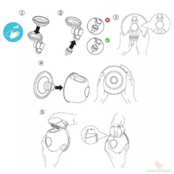 Bombinha De Tira Leite 10 Níveis Cada Modo - A.R Variedades Mt Imagem de Bombinha De Tira Leite 10 Níveis Cada Modo