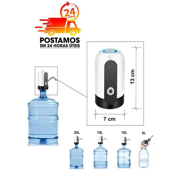 Imagem de Bombinha Para Galão de Água até 20 Lts Fácil Instalação USB