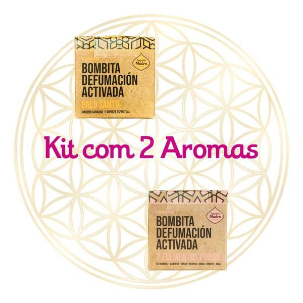 Imagem de Bombita Defumação Ativada Sagrada Madre C/8 - KIT 2 Aromas