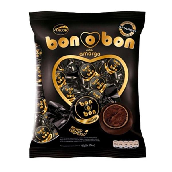 Imagem de Bombom Arcor Bonobon Amargo 750g