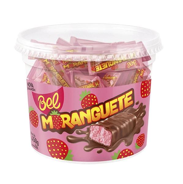 Imagem de Bombom bel moranguete pote 450g