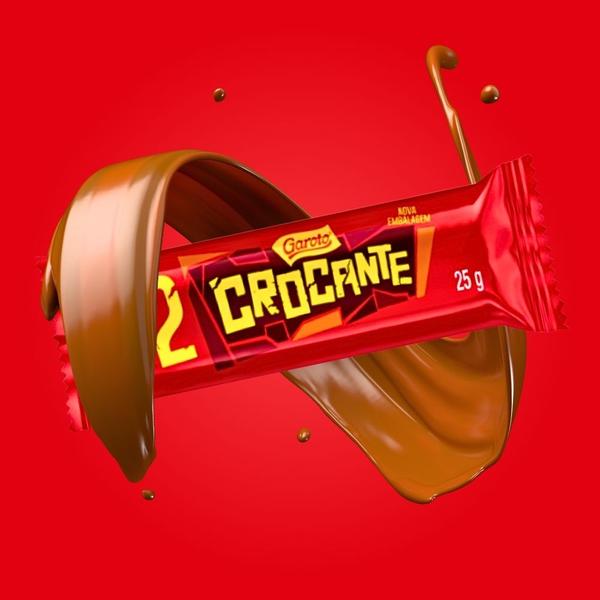 Bombom Chocolate Crocante Garoto 3 cx C/ 30un Cada - Nestlé Imagem de Bombom Chocolate Crocante Garoto 3 cx C/ 30un Cada