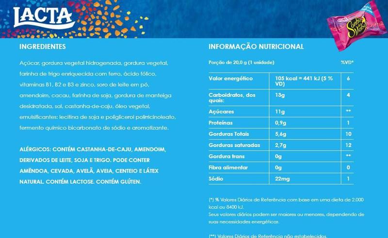 Bombom Chocolate Sonho De Valsa Lacta 1Kg Imagem de Bombom Chocolate Sonho De Valsa Lacta 1Kg