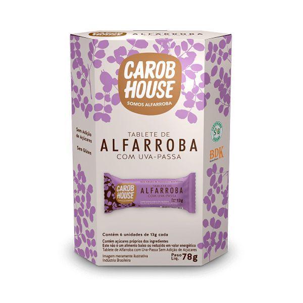 Imagem de Bombom de Alfarroba com Uva Passa Carob House 78g