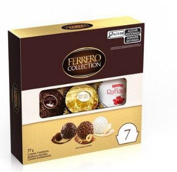 Bombom Ferrero Collection 7 Unidades Imagem de Bombom Ferrero Collection 7 Unidades