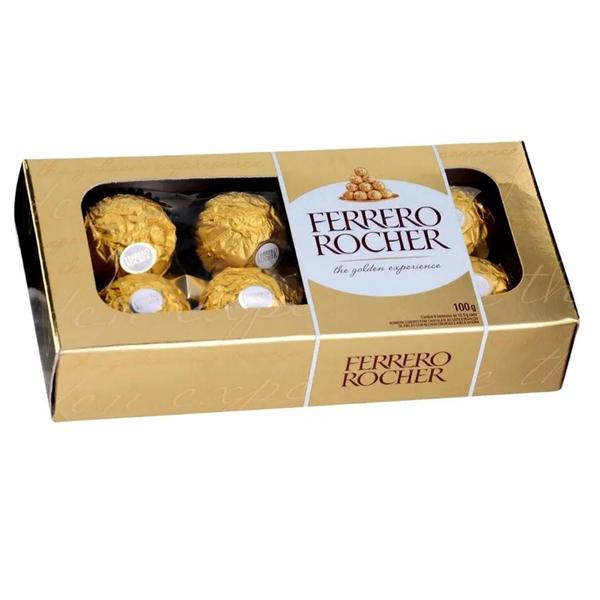 Imagem de Bombom Ferrero Rocher 100G 8 Bombons (3 Caixas)