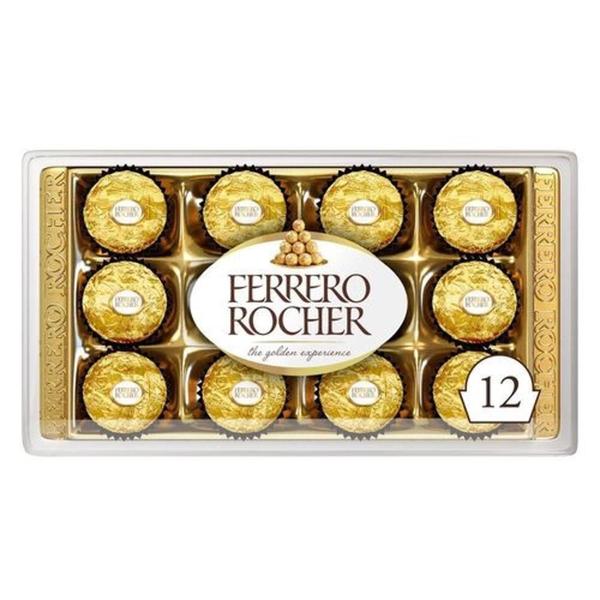 Imagem de Bombom Ferrero Rocher 150G 12 Bombons (3 Embalagens)