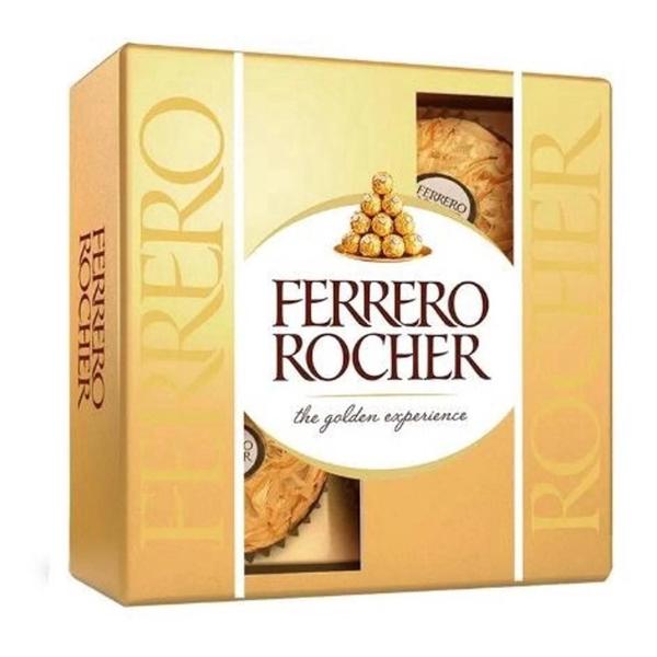 Imagem de Bombom Ferrero Rocher 50G (12 Caixas - 48 Bombons)