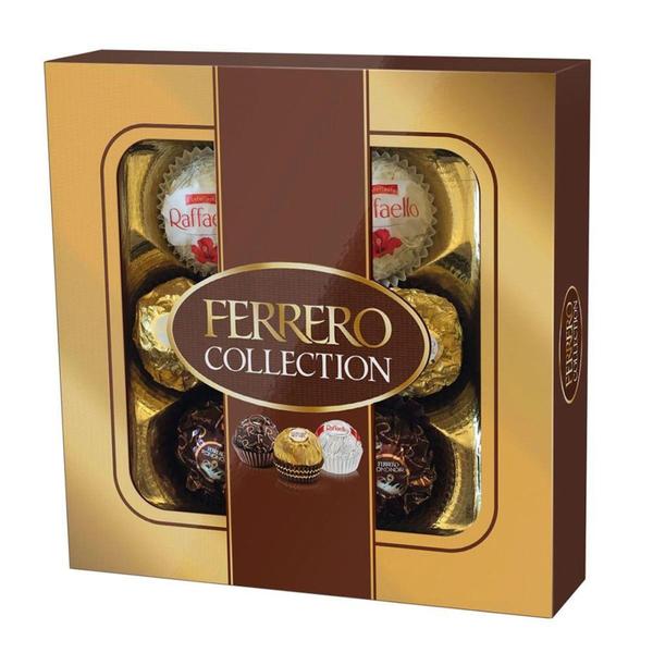 Bombom Ferrero Rocher Collection 7 Unidades 77g Imagem de Bombom Ferrero Rocher Collection 7 Unidades 77g
