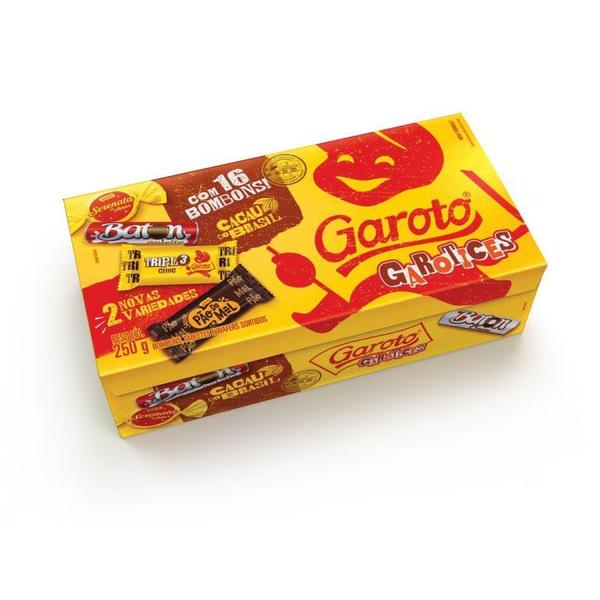 Bombom GAROTO Sortido Caixa 250g Imagem de Bombom GAROTO Sortido Caixa 250g