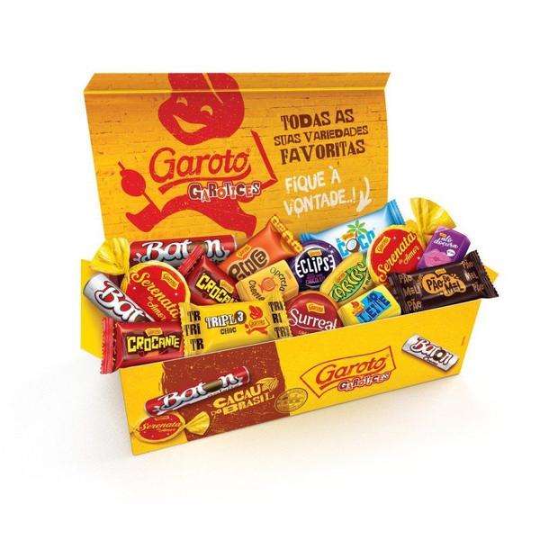 Bombom GAROTO Sortido Caixa 250g Imagem de Bombom GAROTO Sortido Caixa 250g