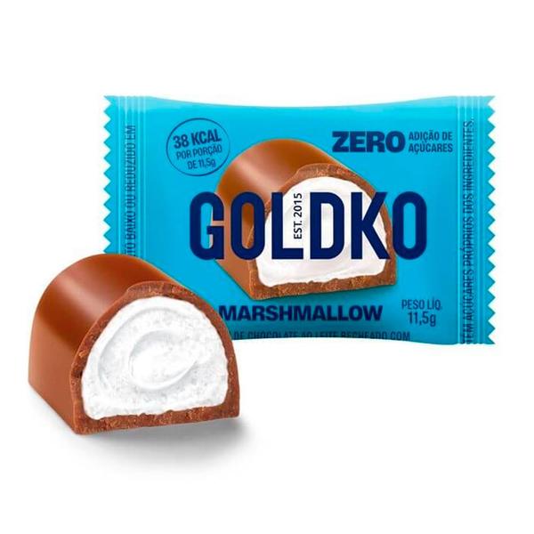 Bombom GoldKo Marshmallow Zero Adição de Açúcares 11,5g - Gold&Ko Imagem de Bombom GoldKo Marshmallow Zero Adição de Açúcares 11,5g