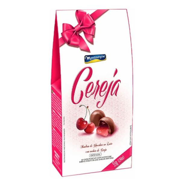 Bombom Licor de Cerejas MONTEVERGINE 55g (12 Caixas) Imagem de Bombom Licor de Cerejas MONTEVERGINE 55g (12 Caixas)