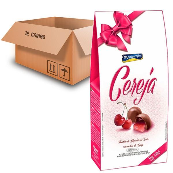 Bombom Licor de Cerejas MONTEVERGINE 55g (12 Caixas) Imagem de Bombom Licor de Cerejas MONTEVERGINE 55g (12 Caixas)