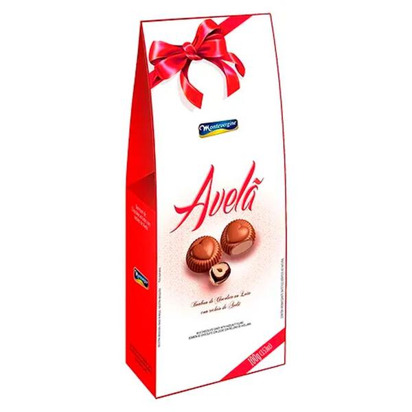 Bombom Montevergine Coração Avelã 100g Imagem de Bombom Montevergine Coração Avelã 100g