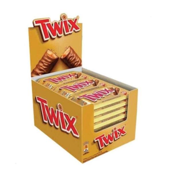 Imagem de Bombom Twix Sabor Chocolate Caramelo    - Display 18X40G