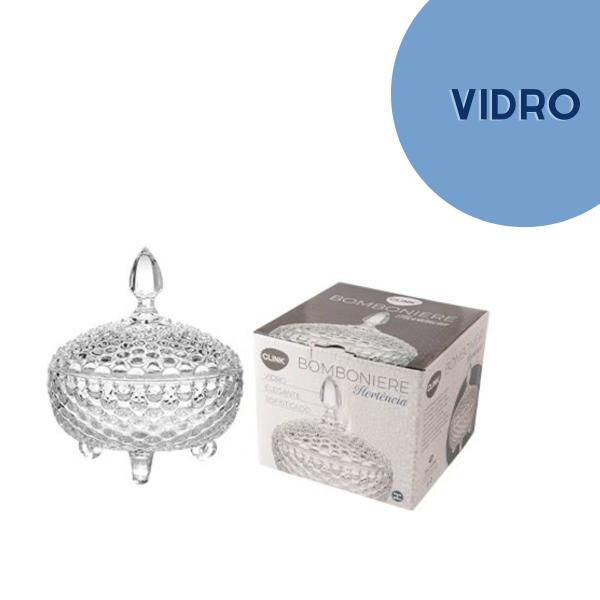 Imagem de Bomboniere de Vidro Hortência Clink Decorativo Porta Doces Baleiro