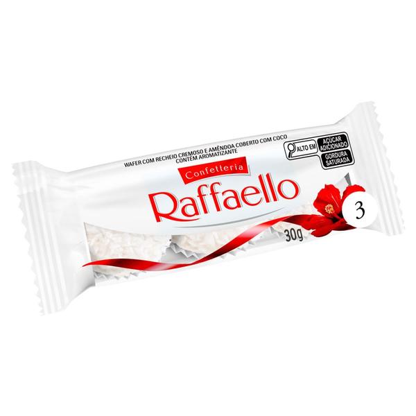 Imagem de Bombons Ferrero Raffaello com 3 Unidades