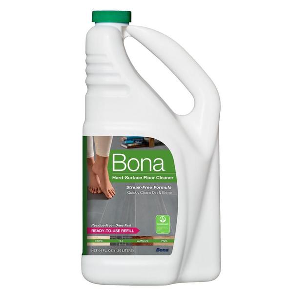 Bona Limpador Piso Laminado,Vinílico,Porcelanato Refil 1,89L Imagem de Bona Limpador Piso Laminado,Vinílico,Porcelanato Refil 1,89L