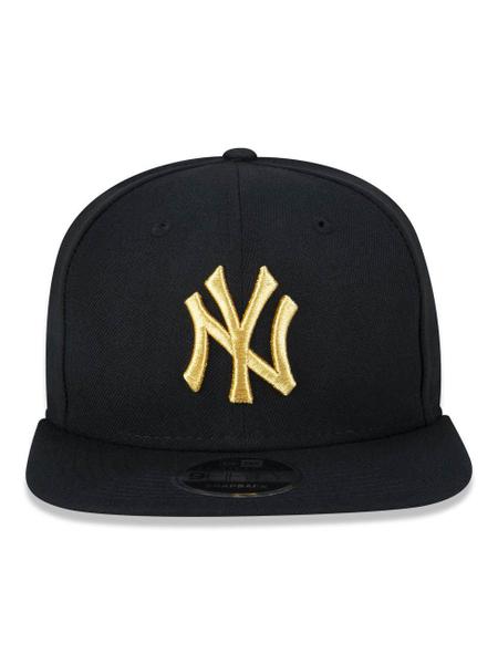 Imagem de Bone 9fifty original fit aba reta ajustavel mlb new york yankees aba reta snapback preto new era