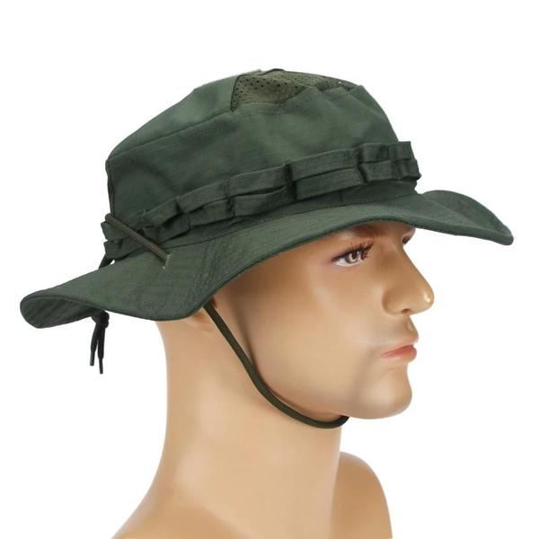 Imagem de Boné Boonie Camuflado de Aba Larga para Homens - Ideal para Pesca, Caminhada e Caça