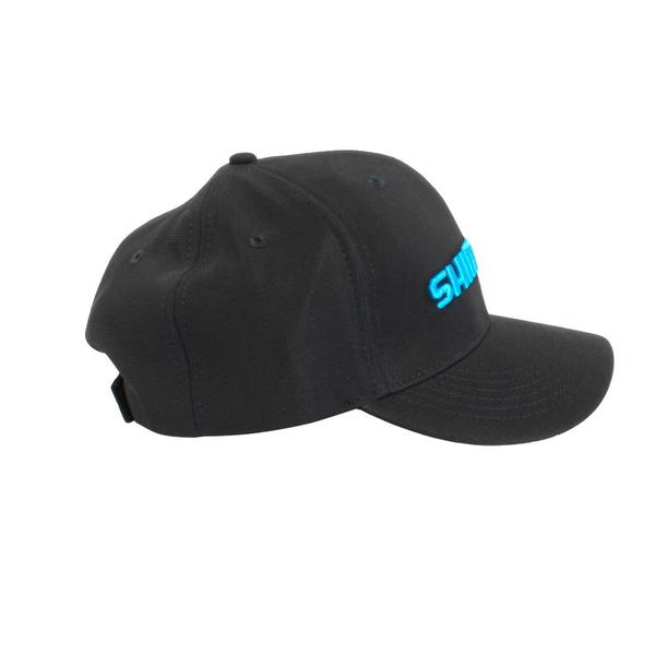 Imagem de Boné de Pesca Preto Logo Azul Ciano - Shimano