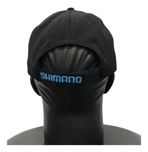 Imagem de Bone de pesca shimano corporate oficial preto/azul