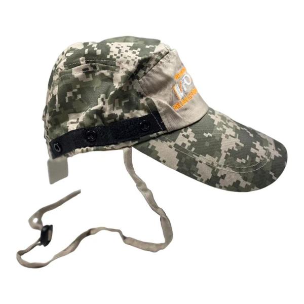 Imagem de BONE de Pesca VFOX Com PROTECAO LATERAL E FRONTAL CAMUFLADO