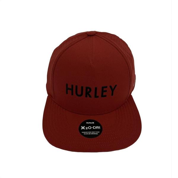 Imagem de Boné Hurley Aba Reta Flat Rubber Imp Juvenil WT24 Vermelho